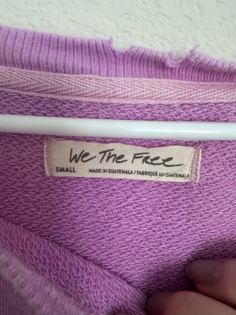 Free People Camden Oversized Sweatshirt Bubble Tea - Picture 7 of 8